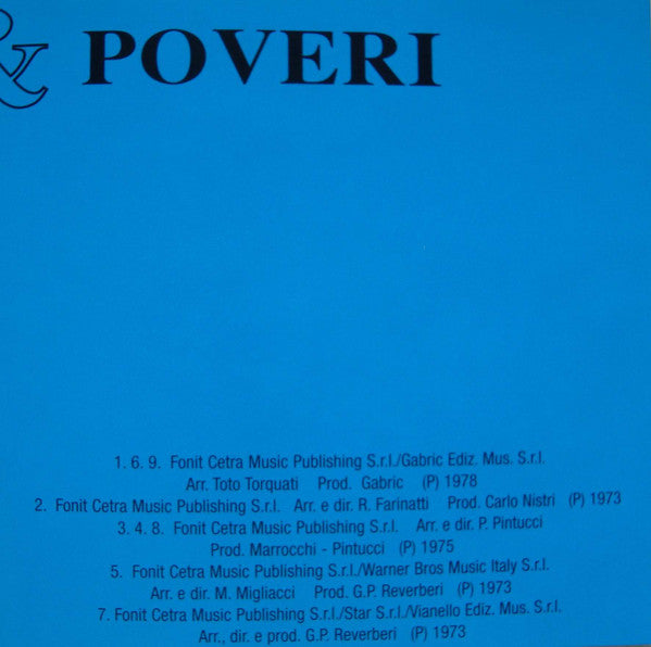 Ricchi E Poveri : Ricchi & Poveri (CD, Comp, RE)