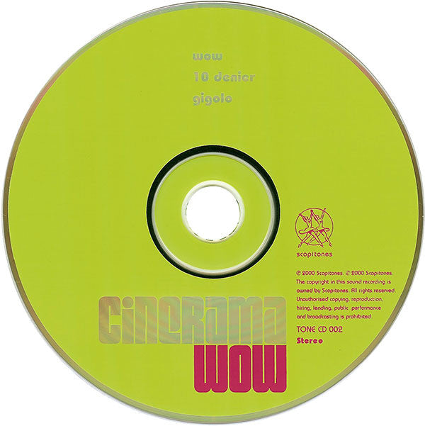 Cinerama : Wow (CD, Single)
