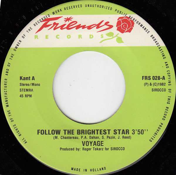 Voyage : Follow The Brightest Star (7", Single)