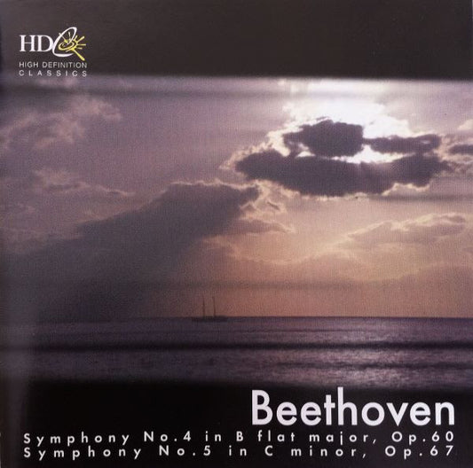 Ludwig van Beethoven : Symphony No.4 in B flat major, Op.60 / Symphony No.5 in C minor, Op.67 (CD)