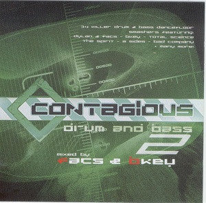 Facs & B Key : Contagious Drum And Bass Volume 2 (CD, Mixed)
