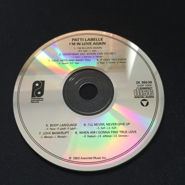 Patti LaBelle : I'm In Love Again (CD, Album, RE)