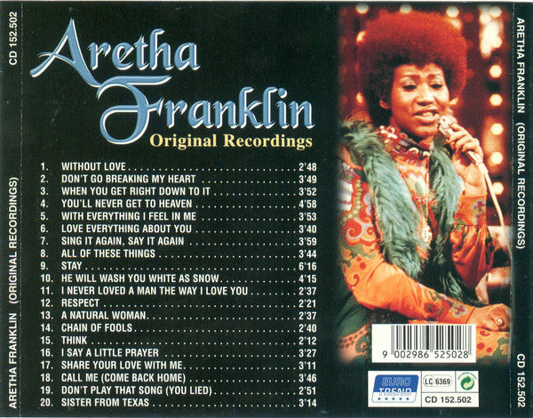Aretha Franklin : Original Recordings (CD, Comp)