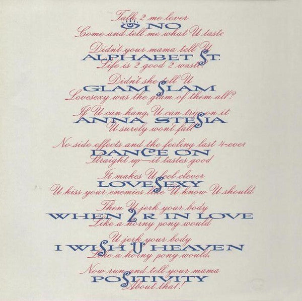 Prince : Lovesexy (LP, Album)