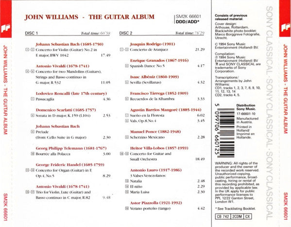 John Williams (7) : The Guitar Album (2xCD, Comp)