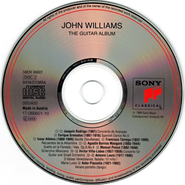John Williams (7) : The Guitar Album (2xCD, Comp)
