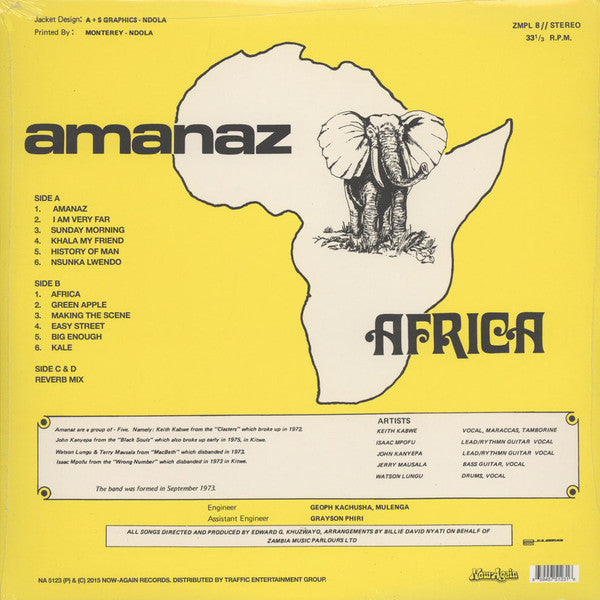 Amanaz : Africa (2xLP, Album, RSD, Ltd, RE)