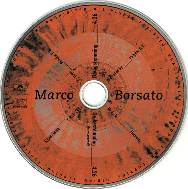 Marco Borsato : De Bestemming (CD, Single)