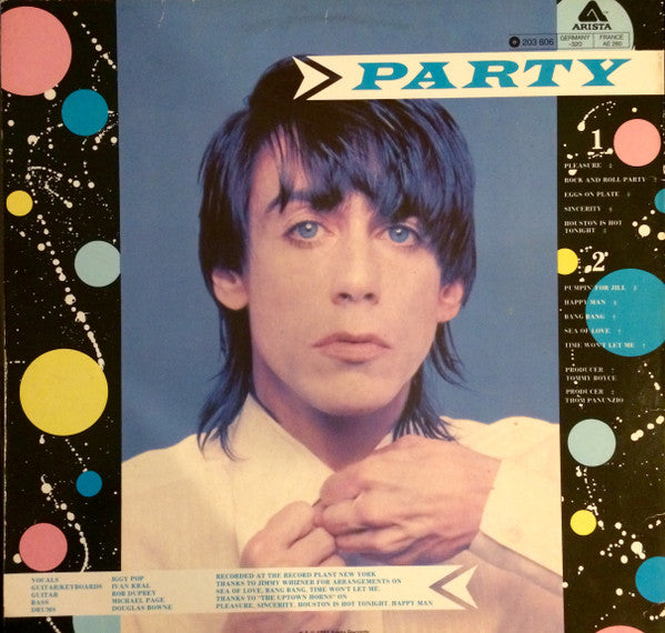 Iggy Pop : Party (LP, Album)