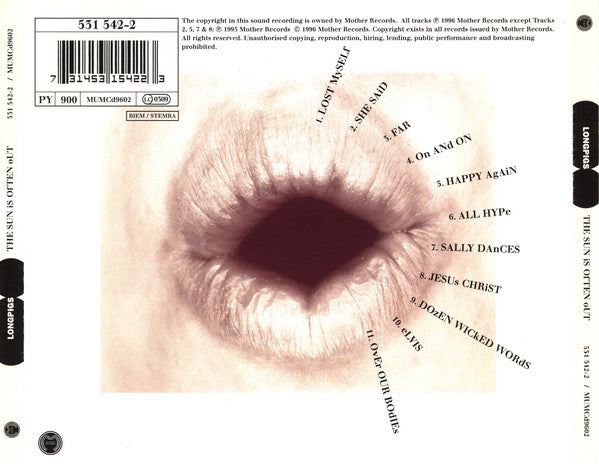 Longpigs : The Sun Is Often Out (CD, Album)