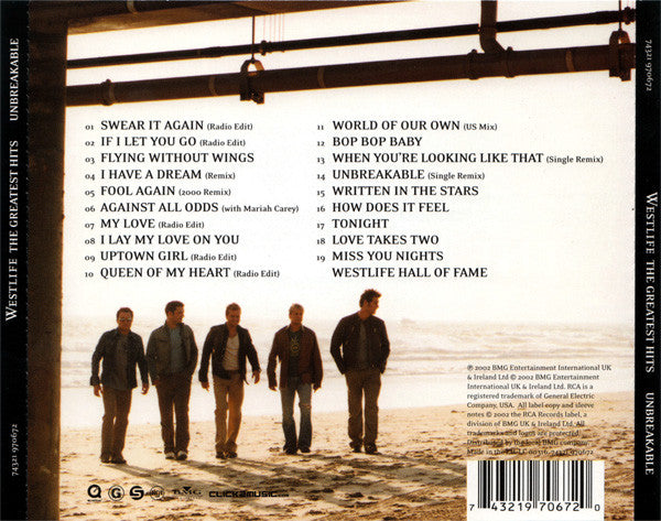 Westlife : Unbreakable - The Greatest Hits Vol. 1 (CD, Comp, Enh)