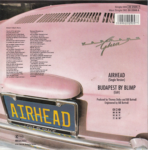 Thomas Dolby : Airhead (7", Single)