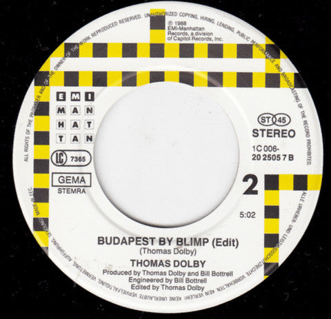 Thomas Dolby : Airhead (7", Single)