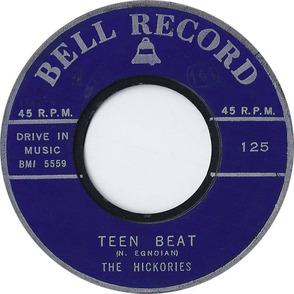 The Lyrics (9) / The Hickories : A Worried Man / Teen Beat (7", Single)