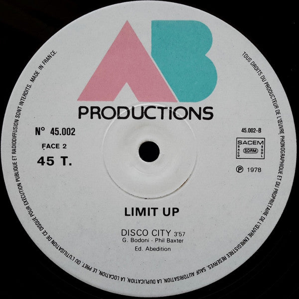Limit Up : Stereo / Disco City (12", Maxi)