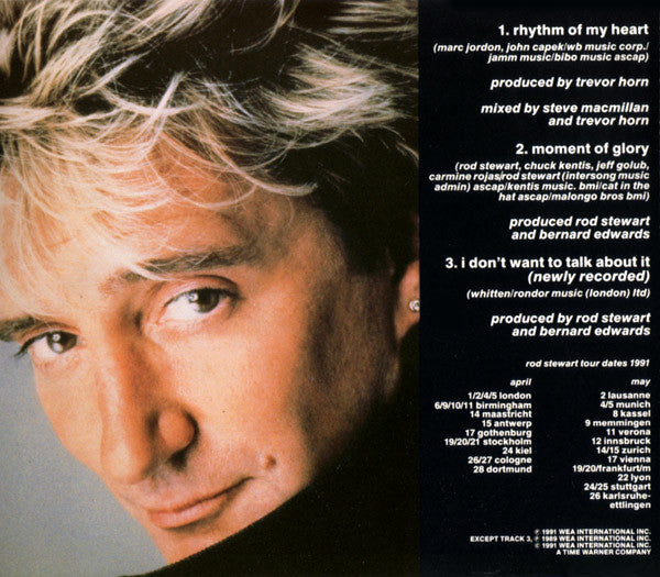 Rod Stewart : Rhythm Of My Heart (CD, Single)
