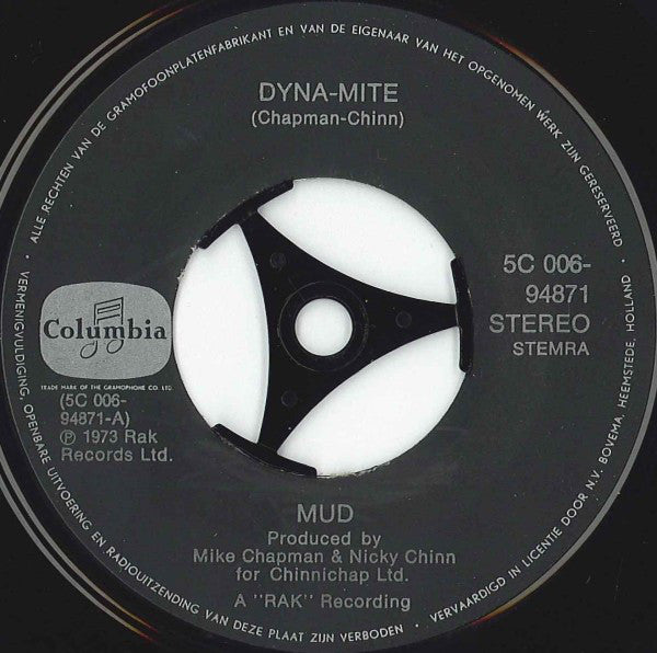 Mud : Dyna-Mite (7", Single)