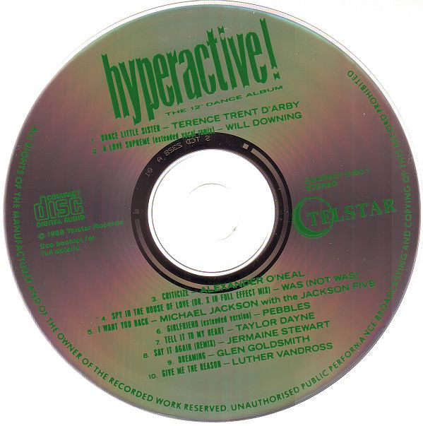 Various : Hyperactive! The 12" Dance Album (2xCD, Comp)
