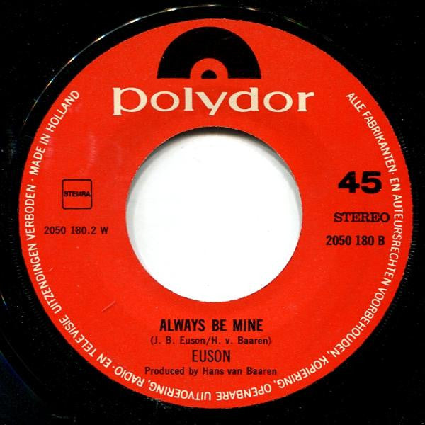 Euson : Julie (7", Single)