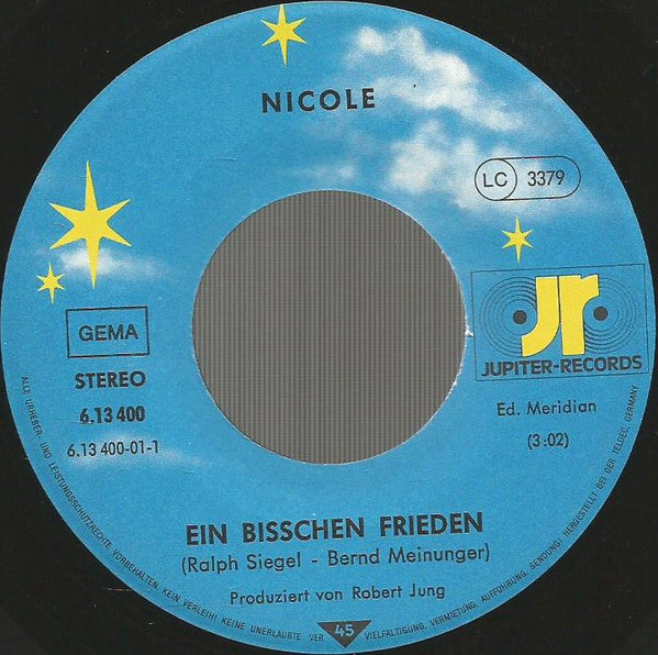 Nicole (2) : Ein Bißchen Frieden (7", Single)