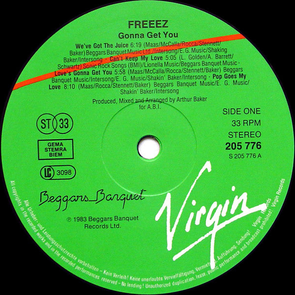 Freeez : Gonna Get You (LP, Album)
