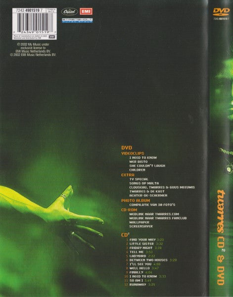 Twarres : CD² & DVD (CD, Album, Copy Prot. + DVD-V, Comp, PAL)