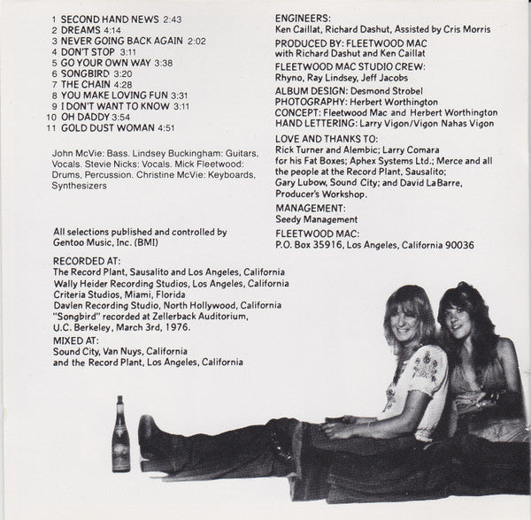 Fleetwood Mac : Rumours (CD, Album, RE)