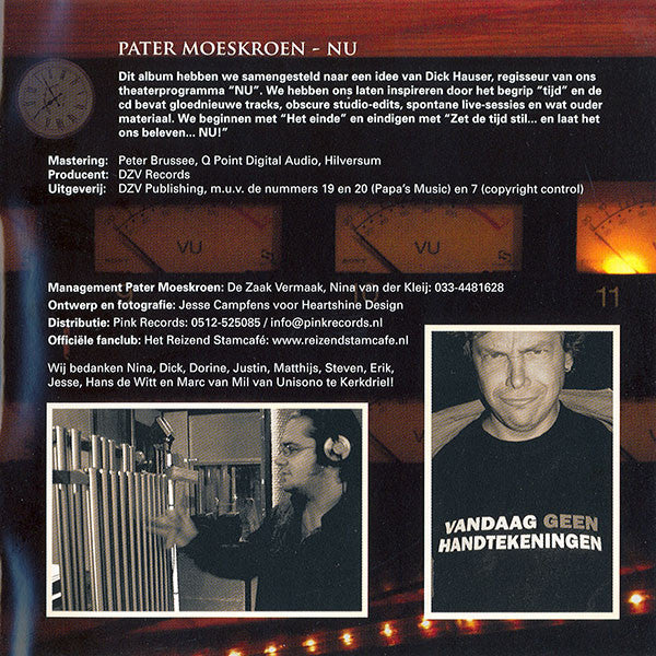 Pater Moeskroen : Nu (CD, Album)