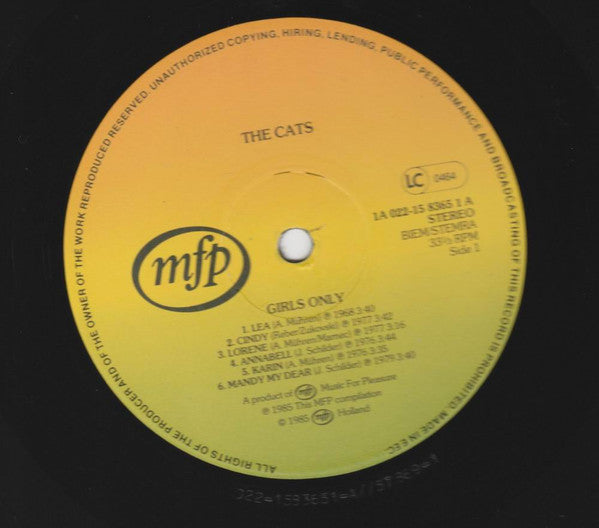 The Cats : Girls Only (LP, Comp)