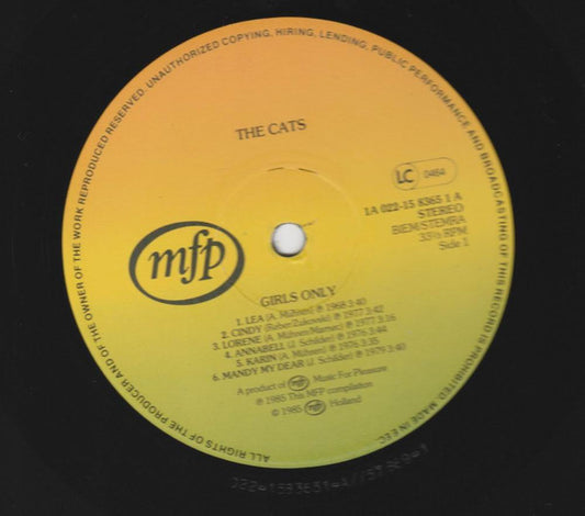 The Cats : Girls Only (LP, Comp)