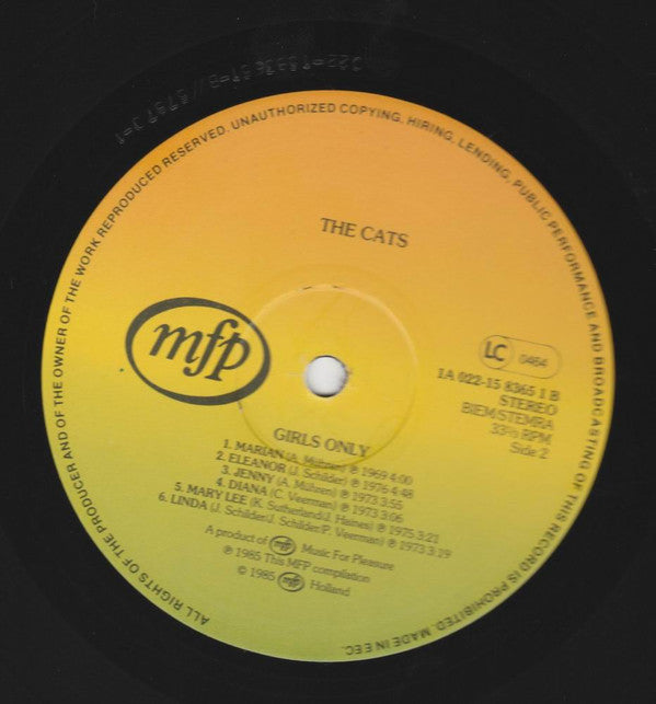 The Cats : Girls Only (LP, Comp)