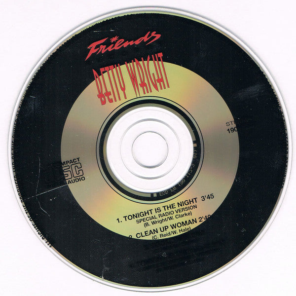 Betty Wright : Tonight Is The Night (CD, Maxi)