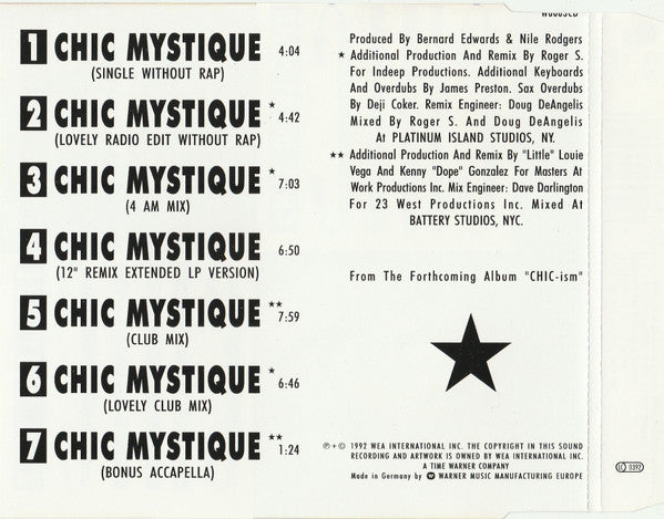 Chic : Chic Mystique (CD, Maxi)