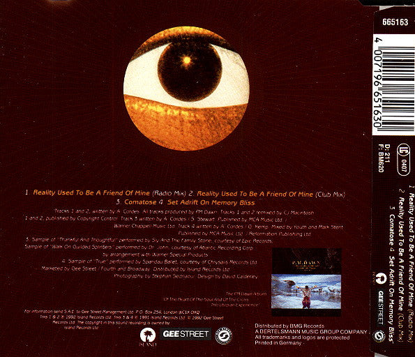 P.M. Dawn : Reality Used To Be A Friend Of Mine (CD, Maxi)