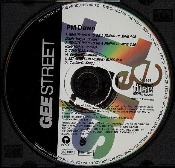 P.M. Dawn : Reality Used To Be A Friend Of Mine (CD, Maxi)