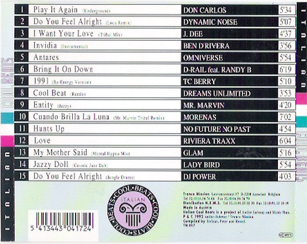 Various : Italian Cool Beats (CD, Comp)