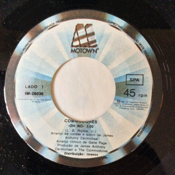 Commodores : Oh No (7", Single)