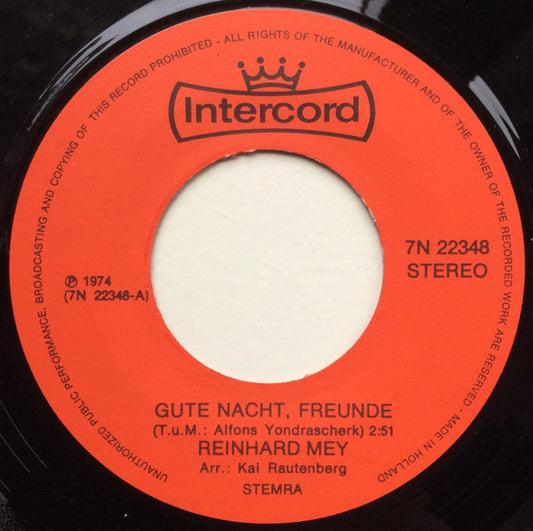 Reinhard Mey : Gute Nacht Freunde (7", Single)
