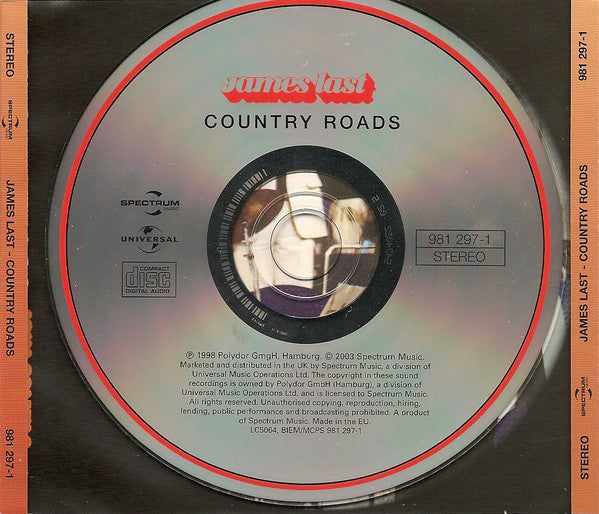James Last : Country Roads (CD, Album, RE)