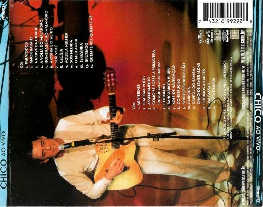 Chico Buarque : Chico Ao Vivo (2xCD, Album)