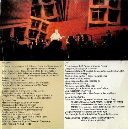 Chico Buarque : Chico Ao Vivo (2xCD, Album)
