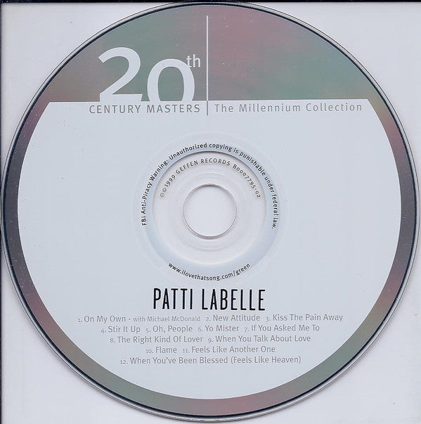 Patti LaBelle : The Best Of Patti LaBelle (CD, Comp)