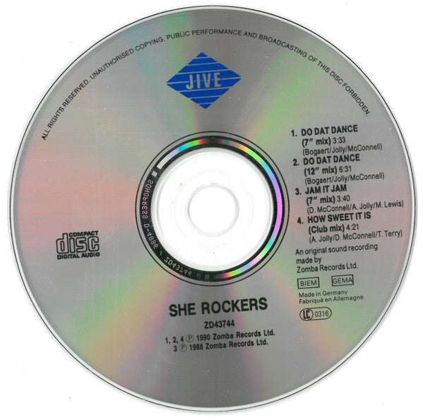 She Rockers : Do Dat Dance (CD, Maxi)