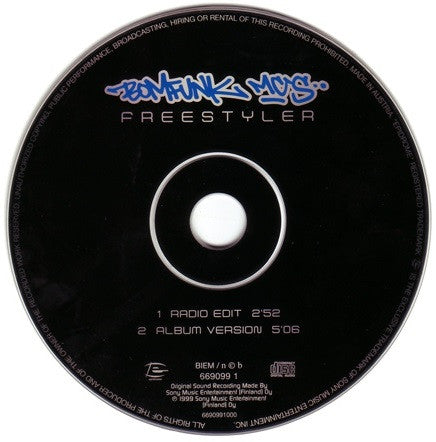 Bomfunk MC's : Freestyler (CD, Single)