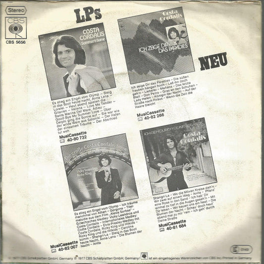 Costa Cordalis : Don Pedro (Ein Küßchen In Ehren...) (7", Single)