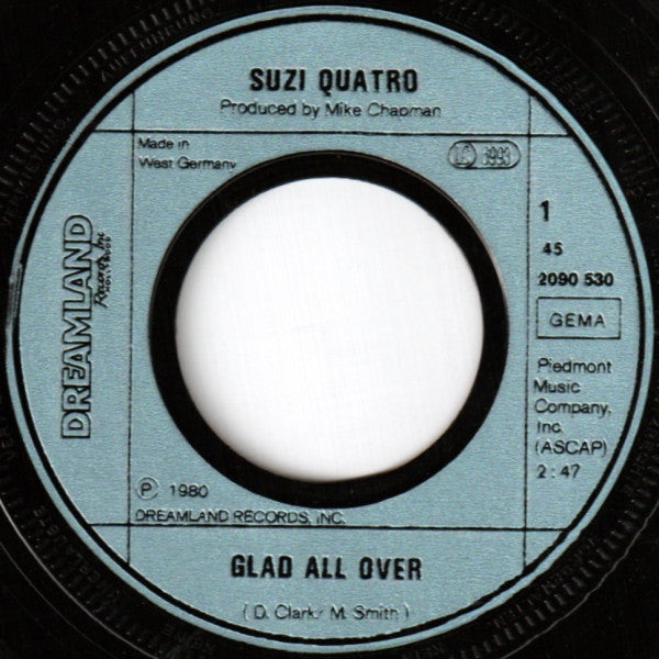 Suzi Quatro : Glad All Over (7", Single)