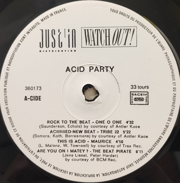 Various : Acid Party (LP, Comp)