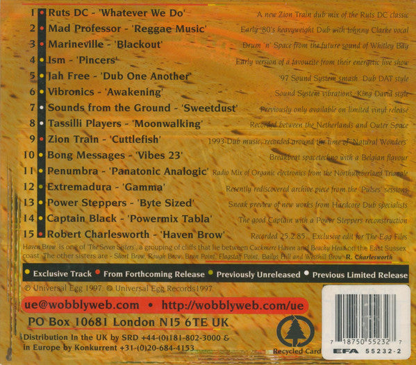 Various : The Egg Files (CD, Comp, Mixed)