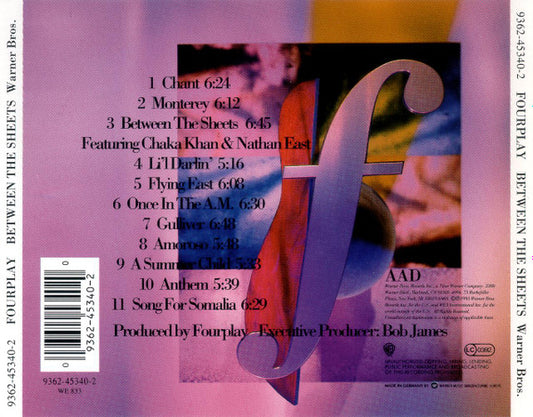 Fourplay (3) : Between The Sheets (CD, Album)