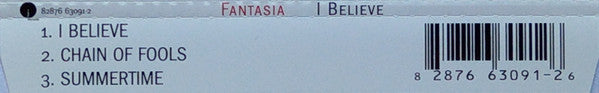 Fantasia (4) : I Believe (CD, Single)